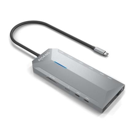 Base de ligação usbc- 2hdmi-rj45-3usba-2usbc-pd-audio-sd-msd