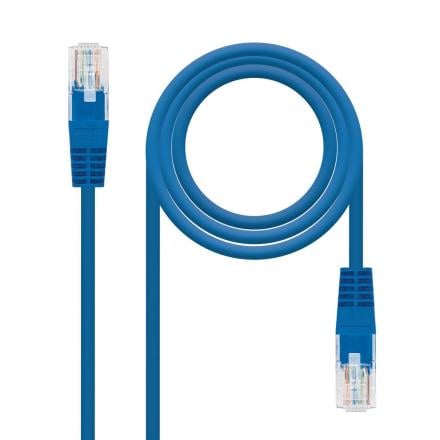 Cabo rede rj45 cat.6 utp awg24 azul 25 cm 10.