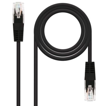 Cabo rede rj45 cat.6 utp awg24 preto 30 cm 10