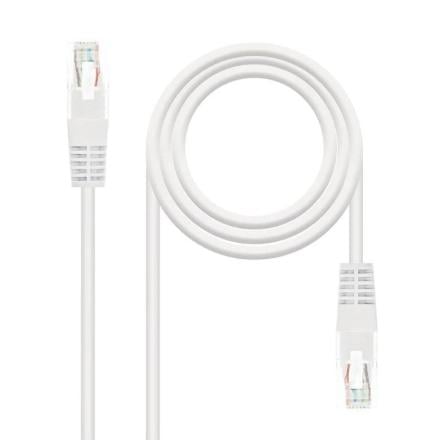 Cabo rede rj45 cat.6 utp awg24 branco 25 cm 1