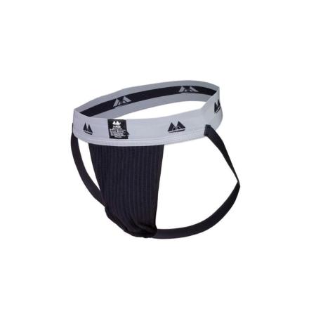 Jock suspensório preto cinto 5 cm