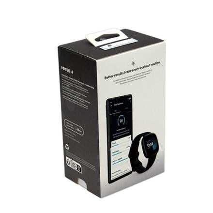 Fitbit smartwatch versa 4 preto grafite (fb523bkbk)