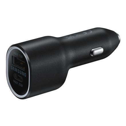 Carregador samsung p/carro 40w preto