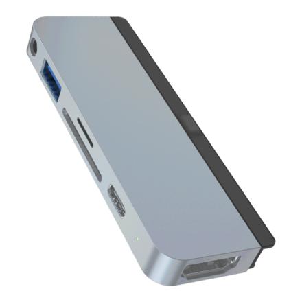 Hub hyperdrive 6 em 1 usb-c hub ipad pro e air silver