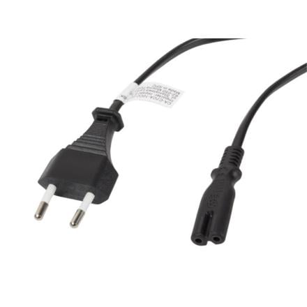Cabo lanberg de alimentação ocho cee 7/16 a iec320 c7 preto