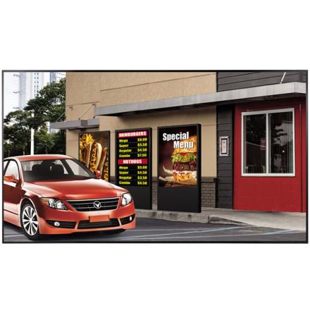 Lg monitor profissional 75" uhd 4k 3000cd outdoor 24/7 open