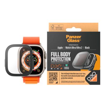 Panzerglass apple watch full body 2023 ultra black with d3o