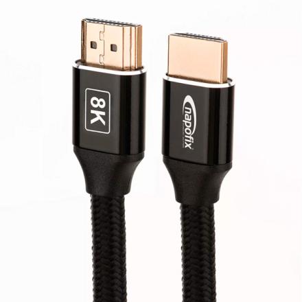 Cabo Hdmi Napofix 8k v2.1 m-m 2.0mt npx-ah02102-bk