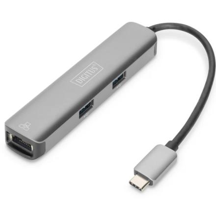 Digitus usb-c dock station 5-port hdmi (4k/30hz) 3x usb-a 1x