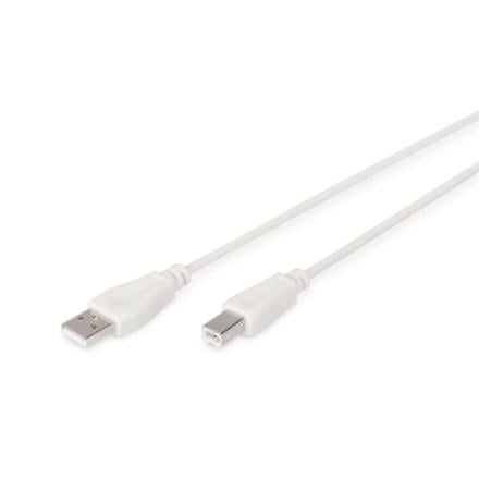 Digitus usb 2.0 cabo type a - b m/m 3.0m usb 2.0 cinza