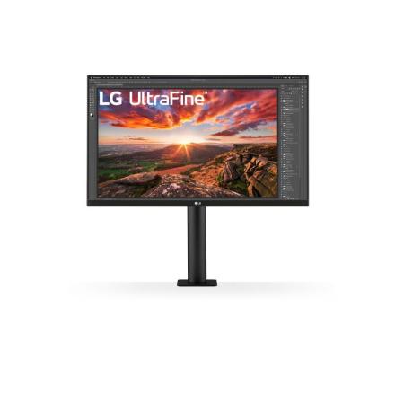 Lg monitor ips 27" uhd 4k hdmi dp usb-c colunas ergo has piv