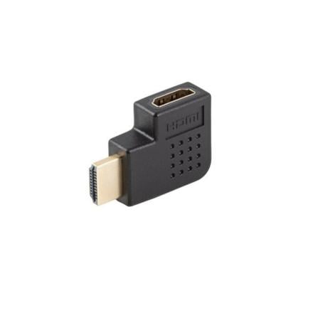 Adaptador lanberg hdmi(m) para hdmi(h) ângulo recto 4k