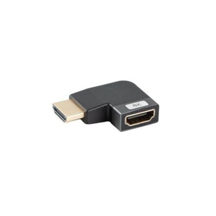 Adaptador lanberg 8k hdmi(m) para hdmi(h) ângulo esquerdo al