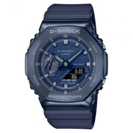 Relógio analógico e digital casio g-shock metal gm-2100n-2ae