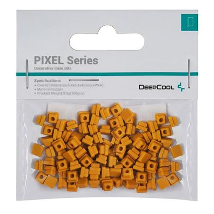 Caixa de acessórios laranja deepcool pixel r-pixel-po100-g-1