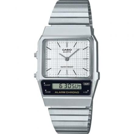 Relógio analógico e digital casio vintage edgy aq-800e-7aef/