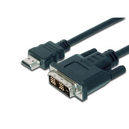 Cabo digitus hdmi type a-dvi-d (18+1) 2mt