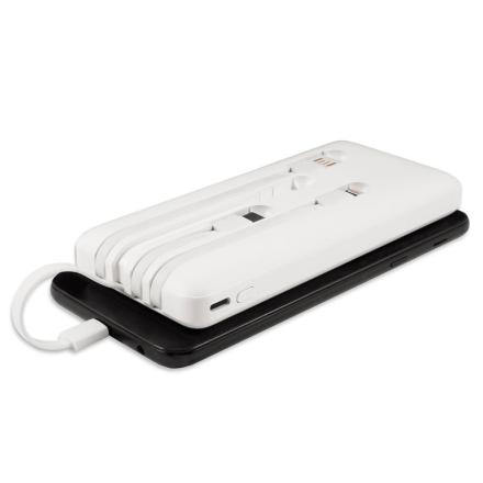 Carregador powerbank coolbox 10000mah pd 20w usb-a usb-c bla
