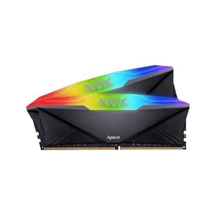 Modulo memoria ram ddr4 16gb 2x8gb 3200mhz apacer nox rgb