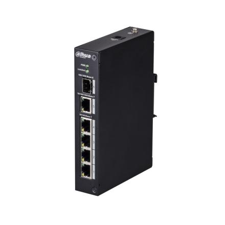 Switch dahua 1p 100/100 base-x sfp 1p 10/100/1000 b-t 4p 10/