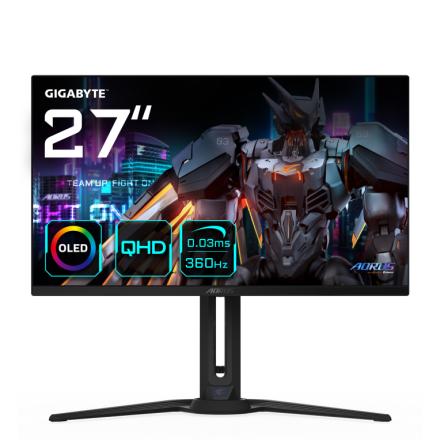 Monitor de jogos gigabyte fo27q3 27" 2560x1440 qhd