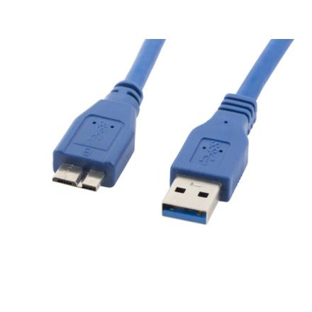 Cabo usb lanberg 3.0 macho/micro usb macho 0,5m azul