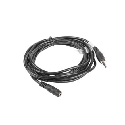 Cabo estereo lanberg jack 3,5 mm macho/jack 3,5mm hembra 3m