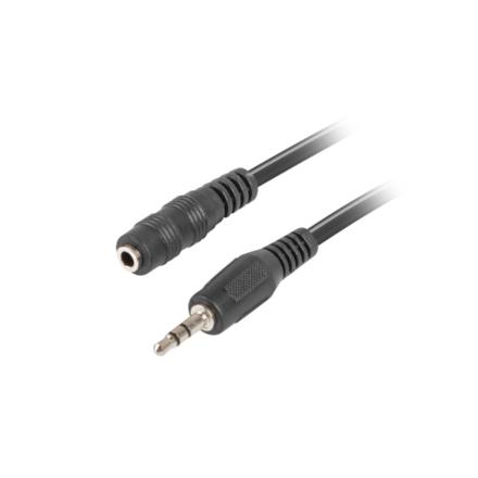 Cabo estereo lanberg jack 3,5 mm macho/jack 3,5mm hembra 5m