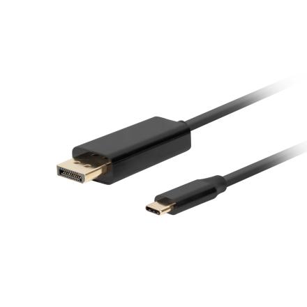 Cabo usb-c a displayport lanberg macho/macho 0,5m 4k 60hz ne