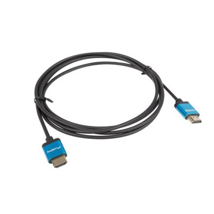 Cabo hdmi lanberg macho/macho v2.0 4k slim 1m preto