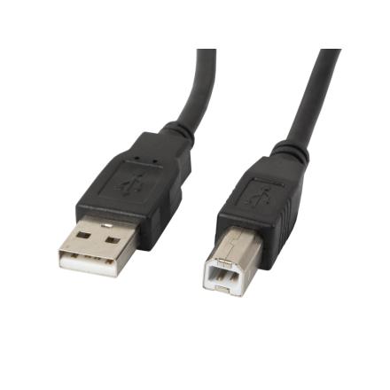 Cabo de impressora lanberg usb macho para usb macho preto 1