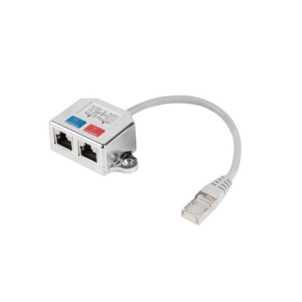 Adaptador lanberg splitter ethernet ftp rj45 a 2x rj45