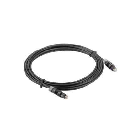 Cabo toslink lanberg optico audio digital 1m preto