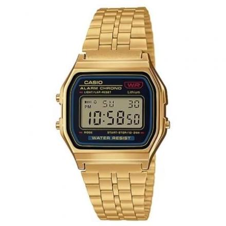 Relógio digital casio vintage iconic a159wgea-1ef/ 37mm/ dor