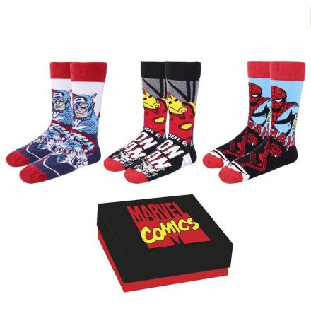 Marvel pack 3 meias