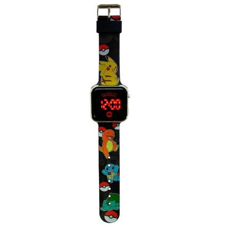 Relógio led pokémon