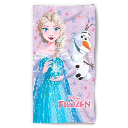 Toalha de praia em microfibra disney frozen elsa & olaf