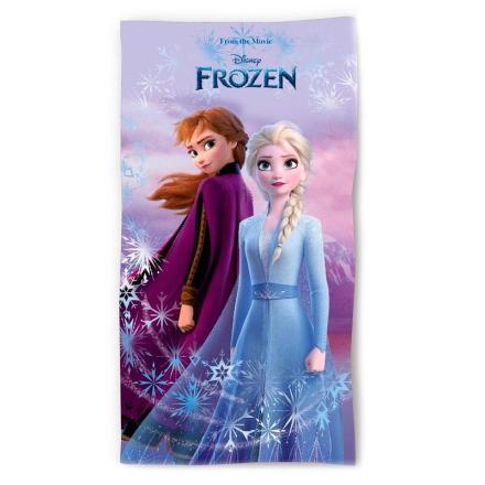 Toalha de praia em algodão disney frozen elsa & anna