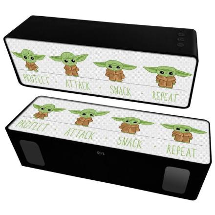 Star wars mandalorian baby yoda altifalante portátil sem fio