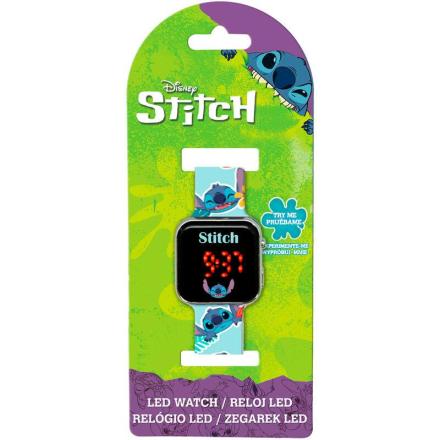 Relógio led disney stitch