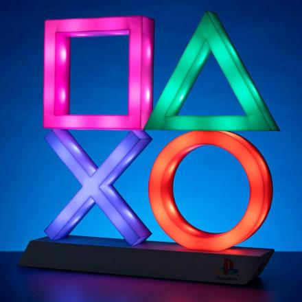 Candeeiro de ícones da playstation