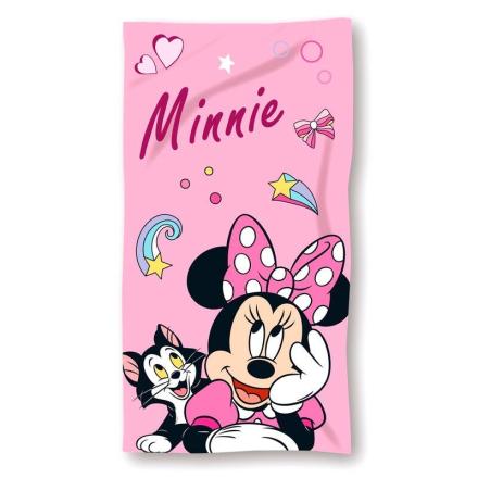 Toalha de praia disney minnie em algodão