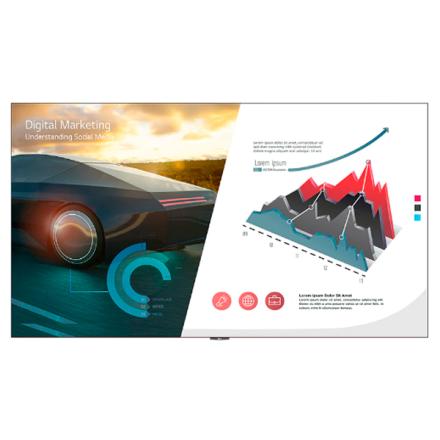 Lg painel led fhd 136" ultrathin 1.56mm 500cd all in one sma