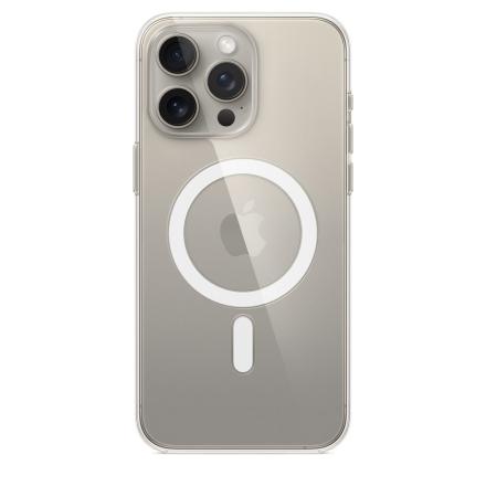 Capa iphone 15 pro max clear case with magsafe