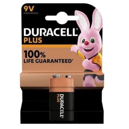 Pilha Duracell Plus 9V 6LR 61 1 Un.