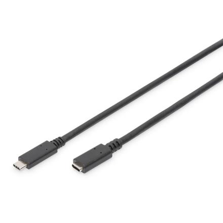 Cabo digitus extensão usb 3.1 c m/f 0.7mt