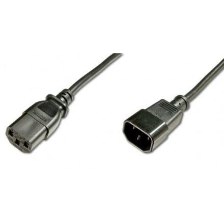 Digitus power cord cabo extensao c14 - c13 m/f 1.2m preto