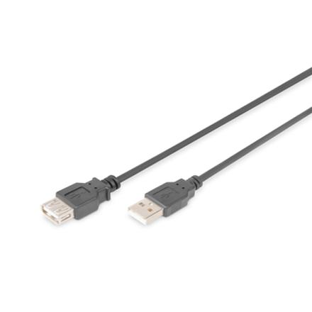 Digitus usb 2.0 cabo extensao type a m/f 3.0m usb 2.0 preto