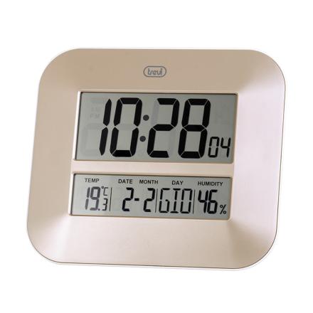 Relógio de parede digital com ecrã grande 27 cm trevi om 35