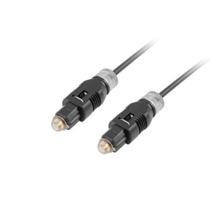Cabo toslink lanberg optico audio digital 3m preto